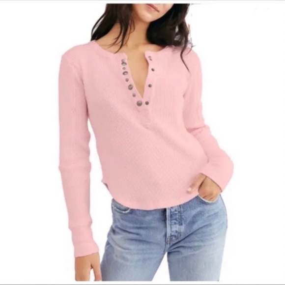 Free People Tops - Free People EVEREST HENLEY SIZE XSMALL NWT